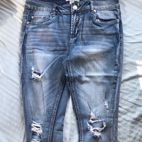 Charlotte Russe Denim - Super Skinny Boyfriend Jeans